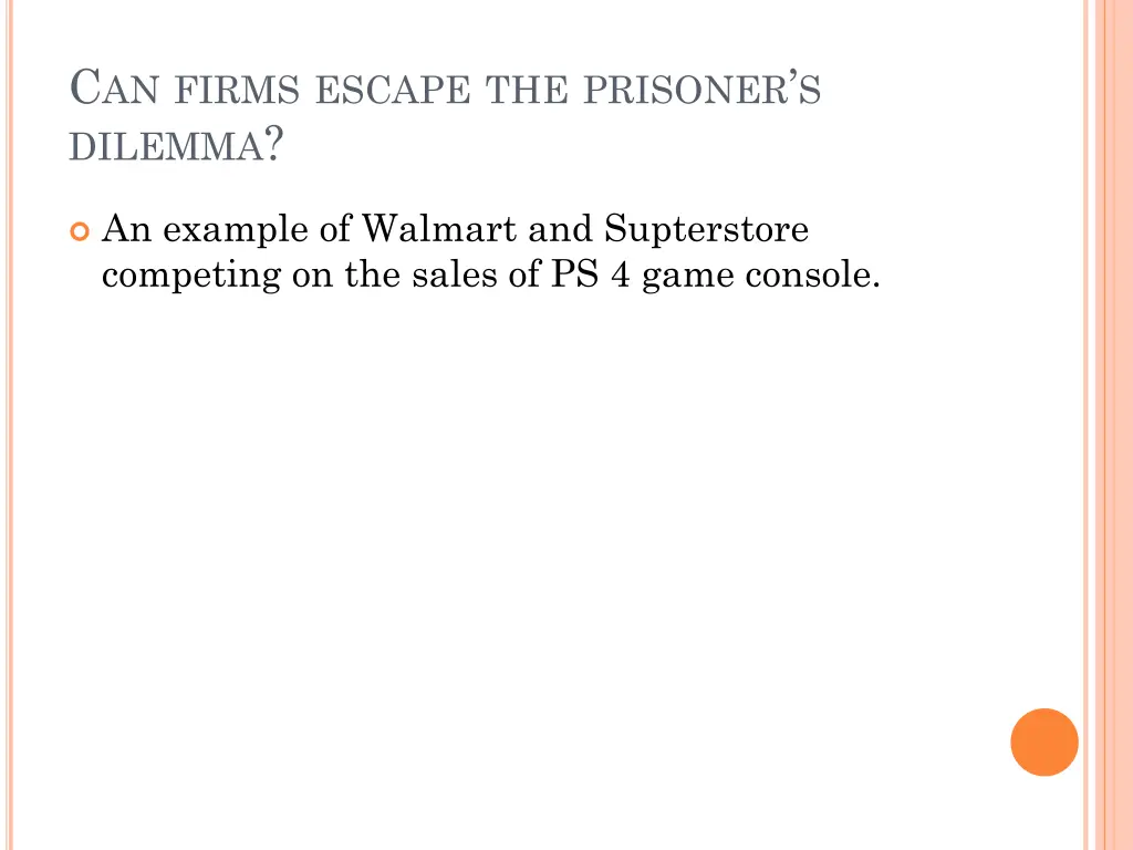 c an firms escape the prisoner s dilemma