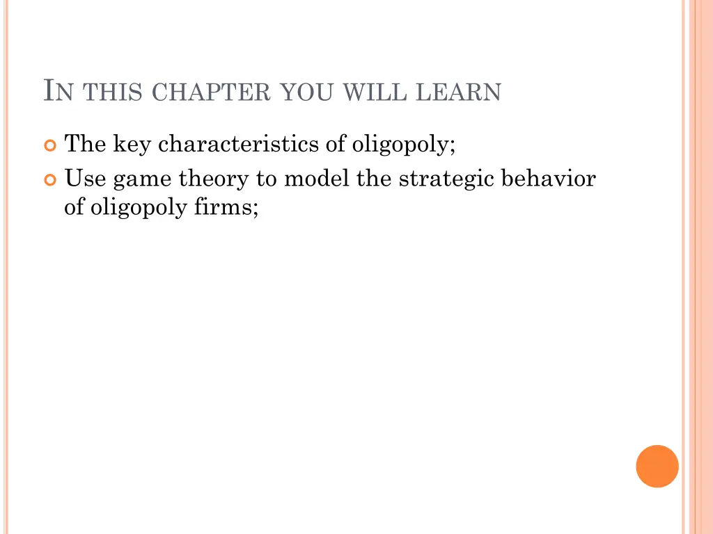i n this chapter you will learn