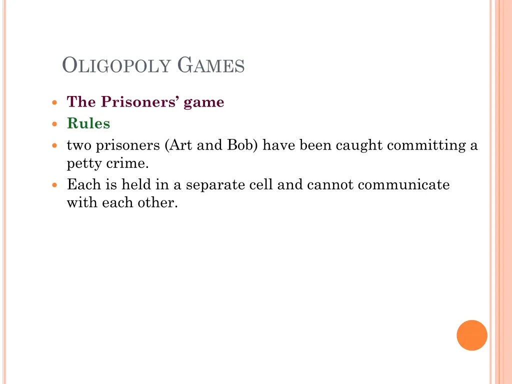 o ligopoly g ames 1