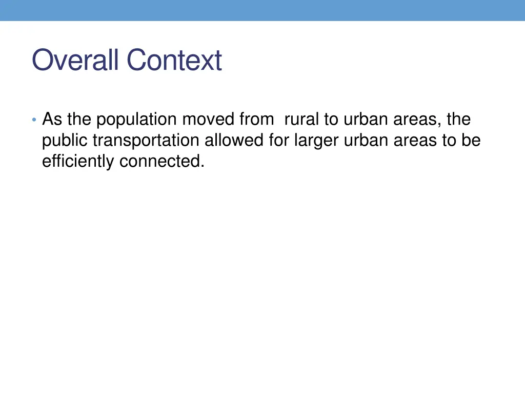 overall context