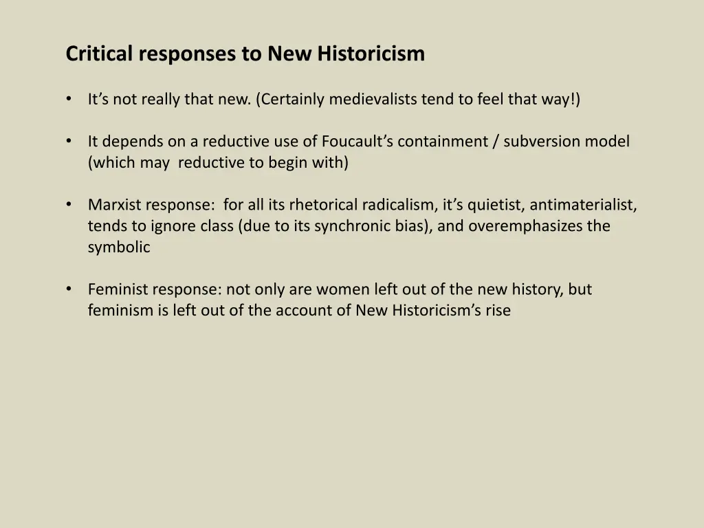 critical responses to new historicism 3