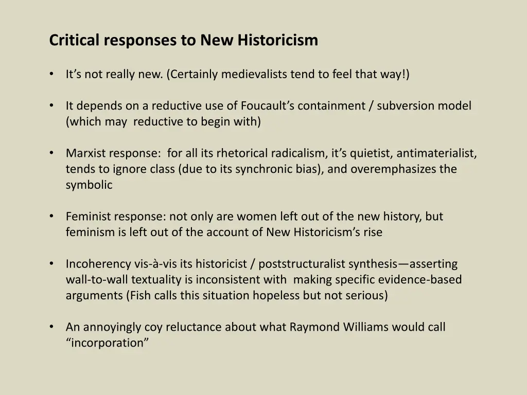 critical responses to new historicism 5