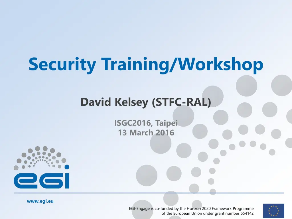 security training workshop