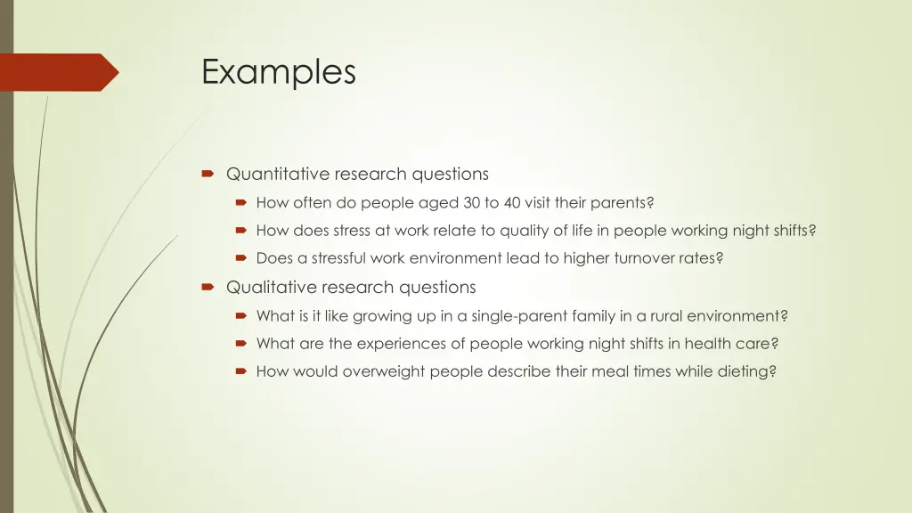 examples