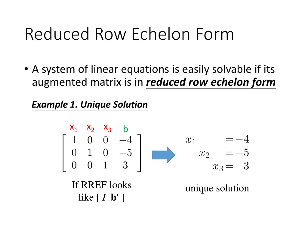 reduced row echelon form 5