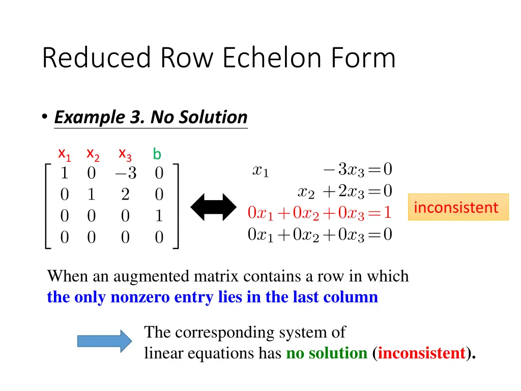 reduced row echelon form 6