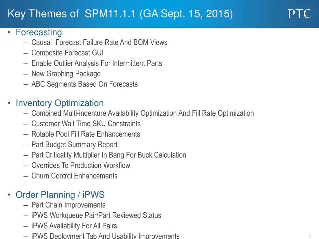key themes of spm11 1 1 ga sept 15 2015