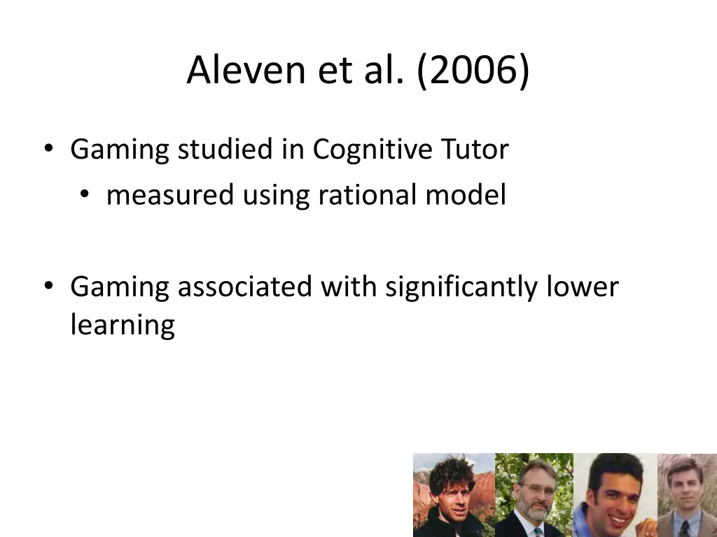 aleven et al 2006