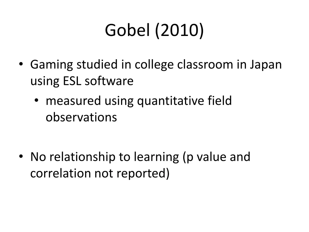 gobel 2010