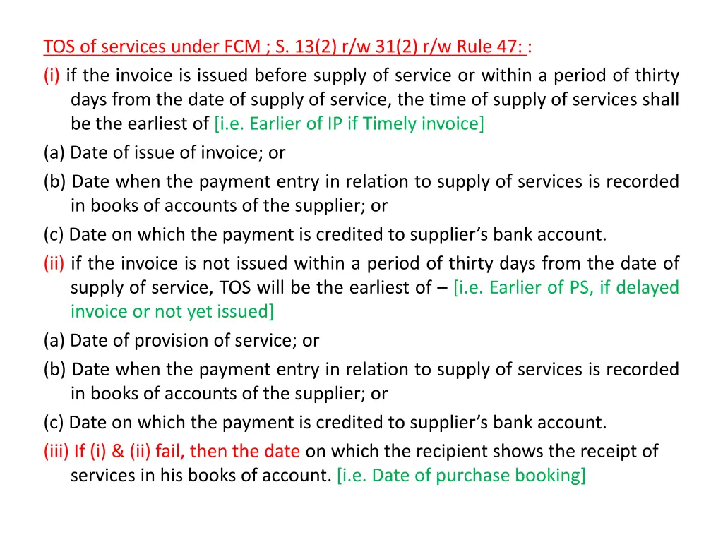 tos of services under