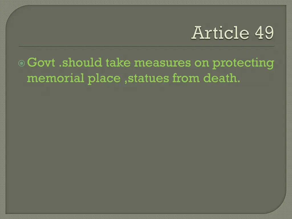 govt should take measures on protecting memorial