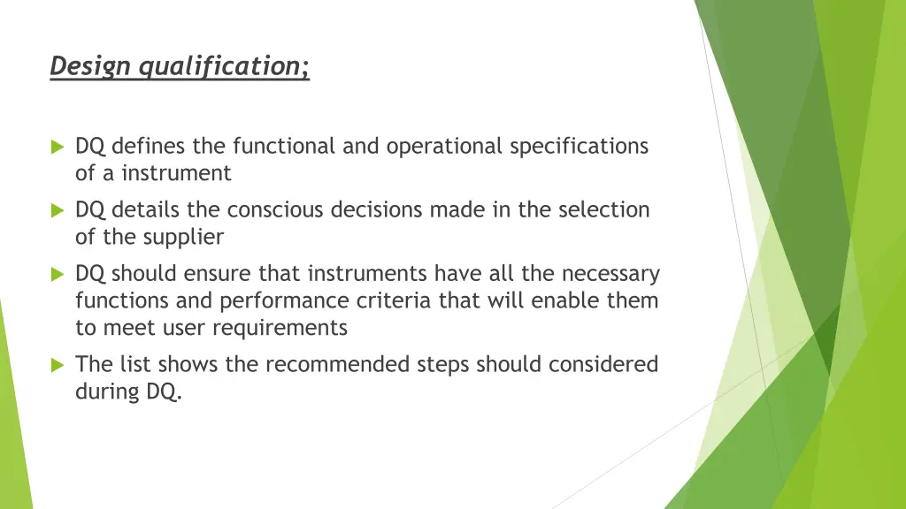 design qualification 2