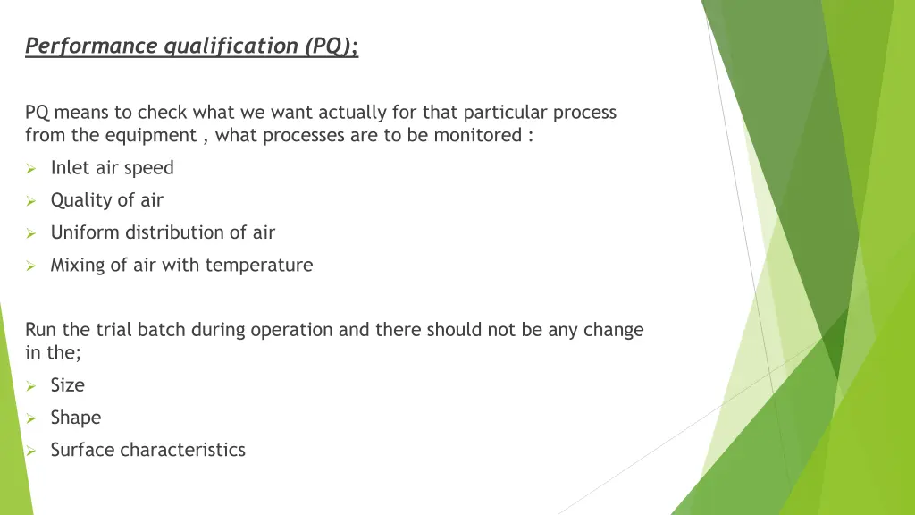 performance qualification pq