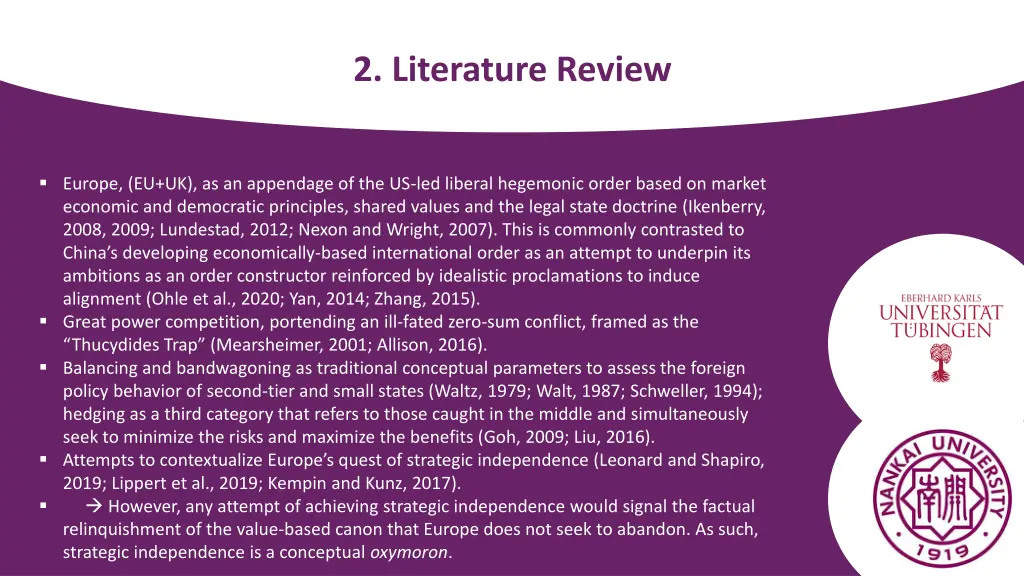 2 literature review