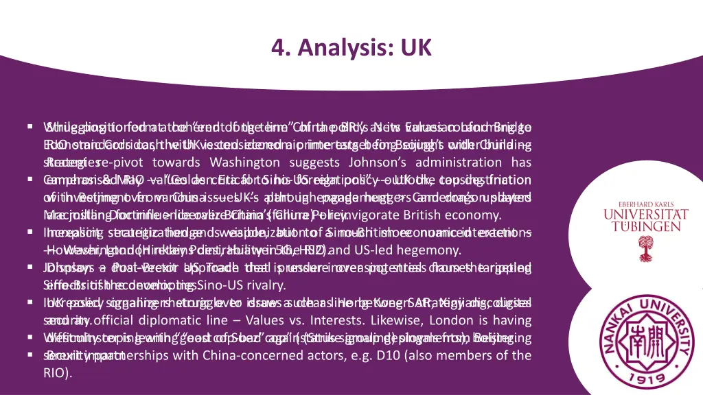 4 analysis uk