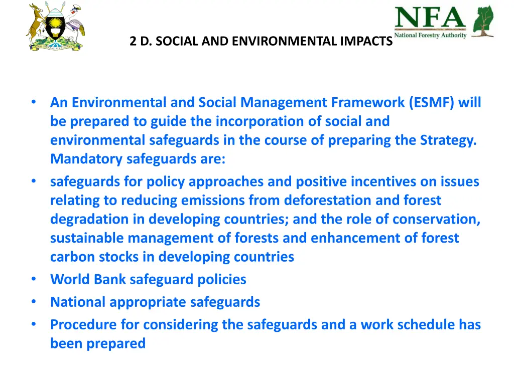 2 d social and environmental impacts