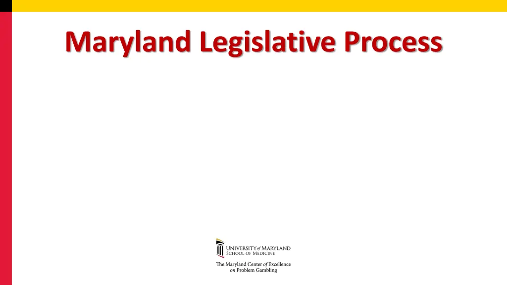 maryland legislative process