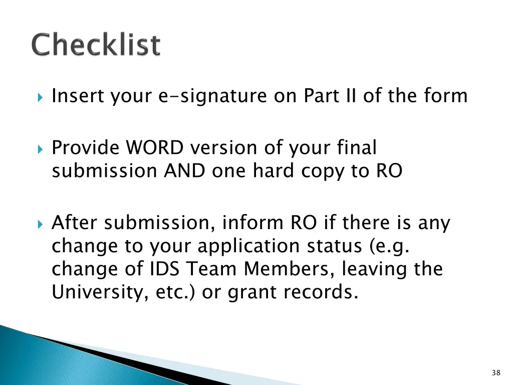 insert your e signature on part ii of the form