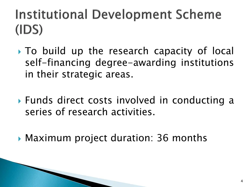 to build up the research capacity of local self