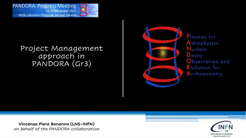 project management approach in pandora gr3