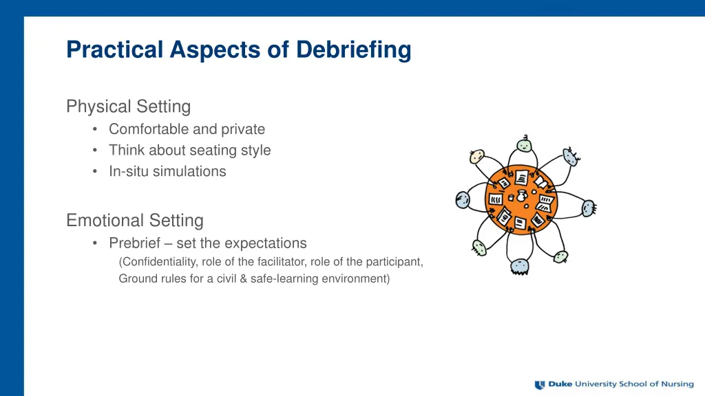practical aspects of debriefing