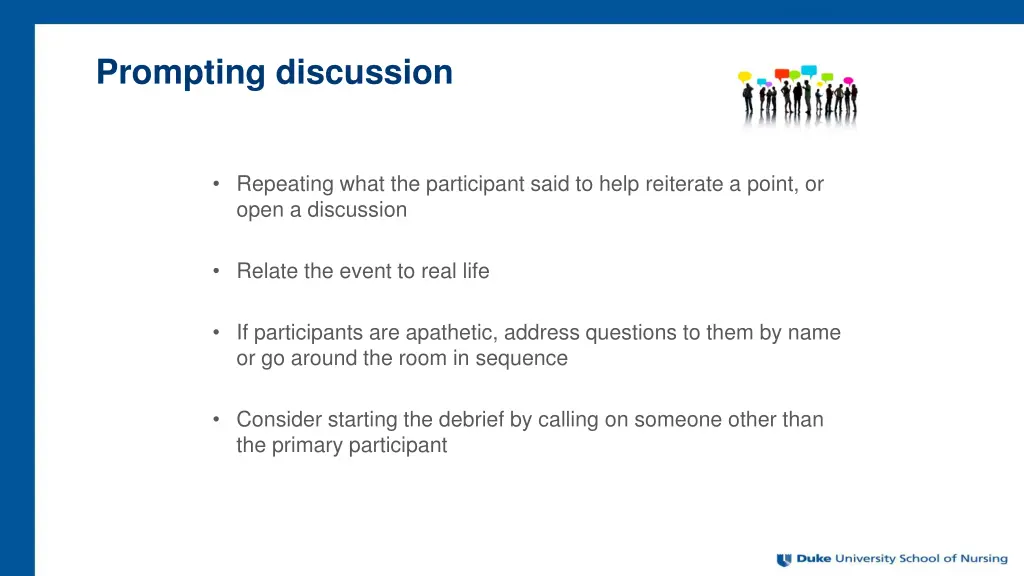 prompting discussion