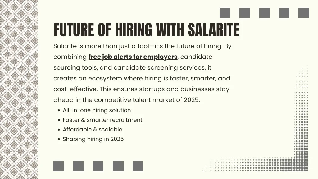 future of hiring with salarite salarite is more