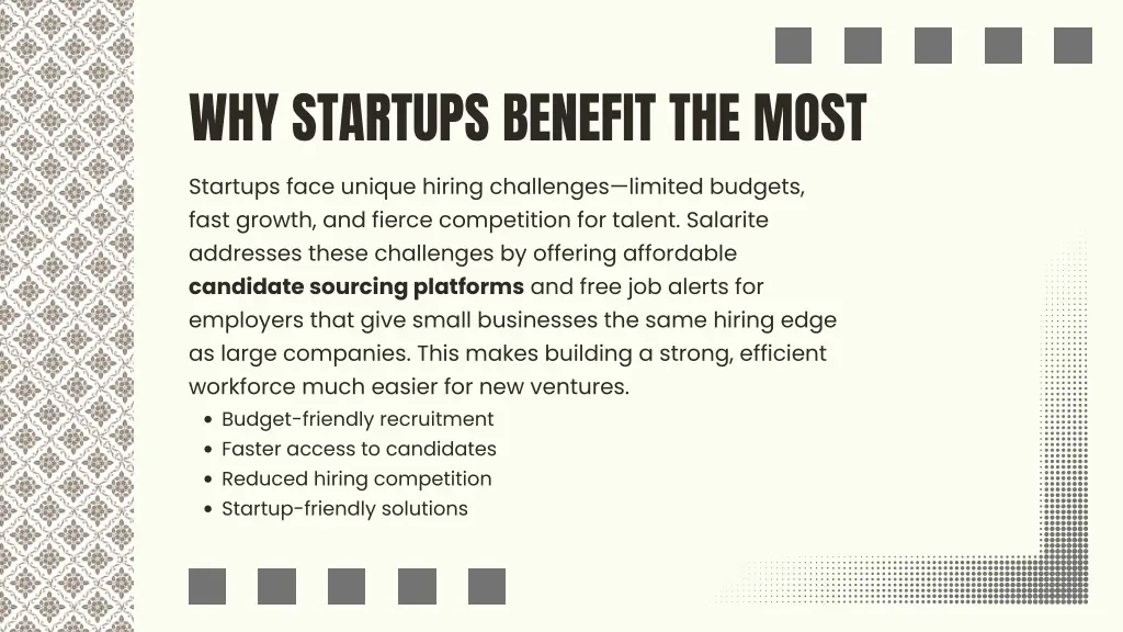 why startups benefit the most