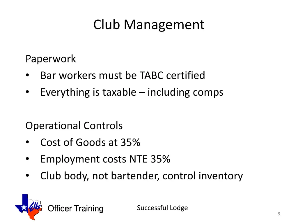 club management 7