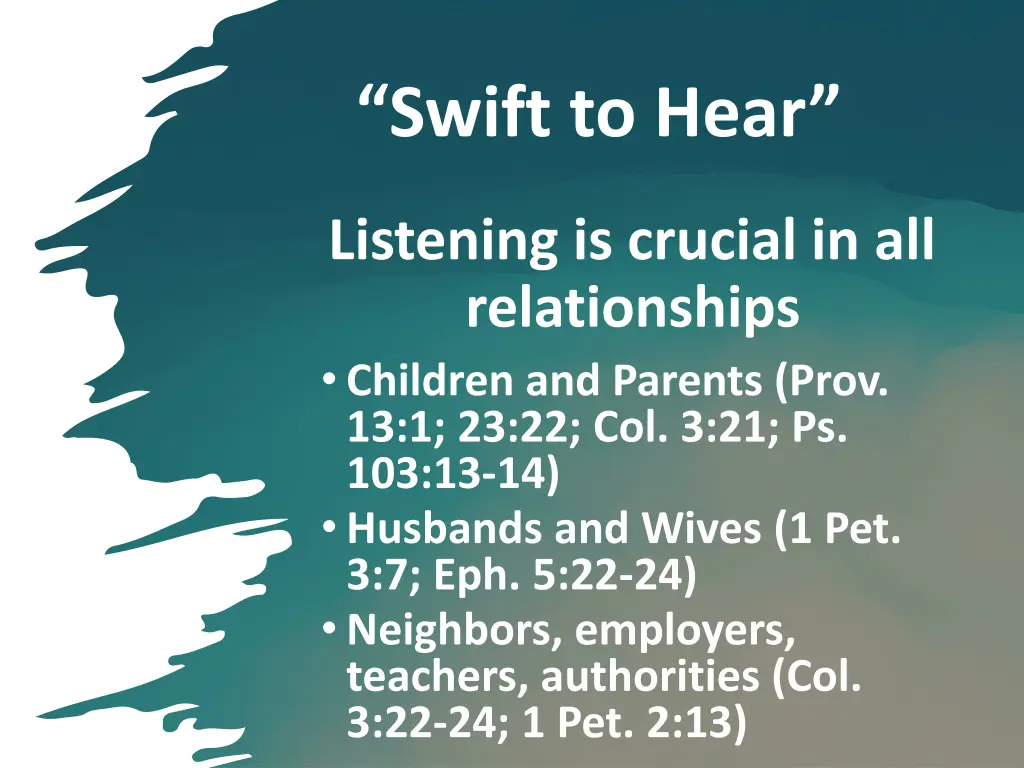 swift to hear 1