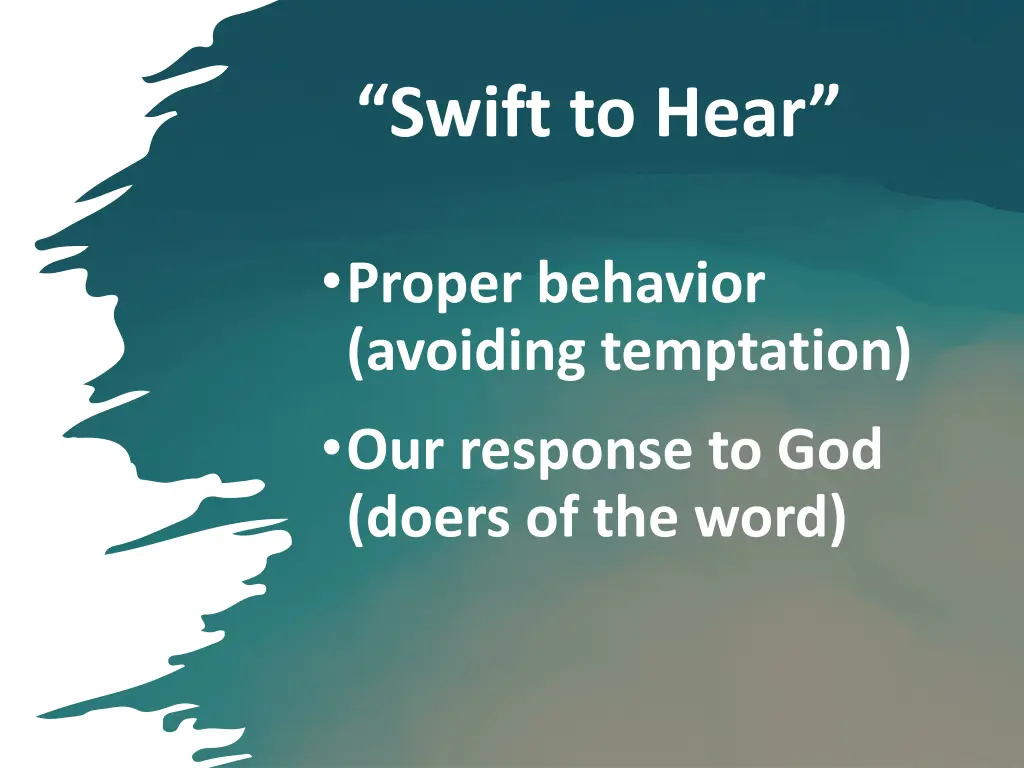 swift to hear