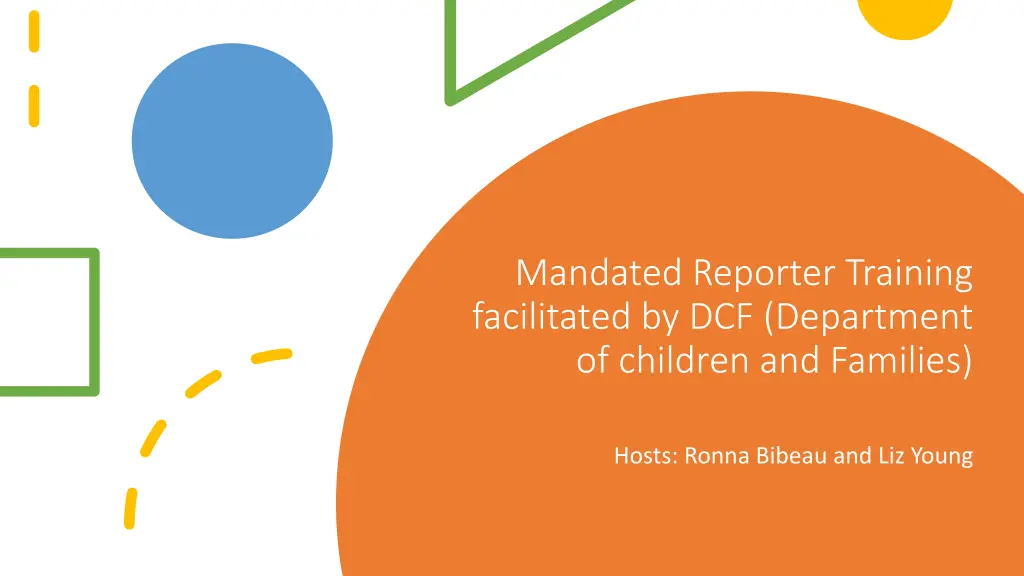 mandated reporter training facilitated