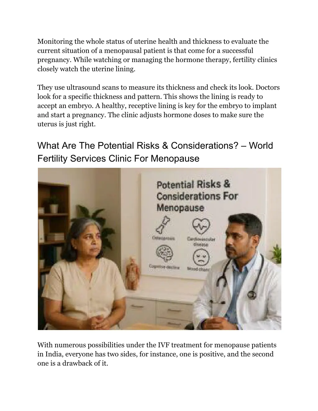 monitoring the whole status of uterine health