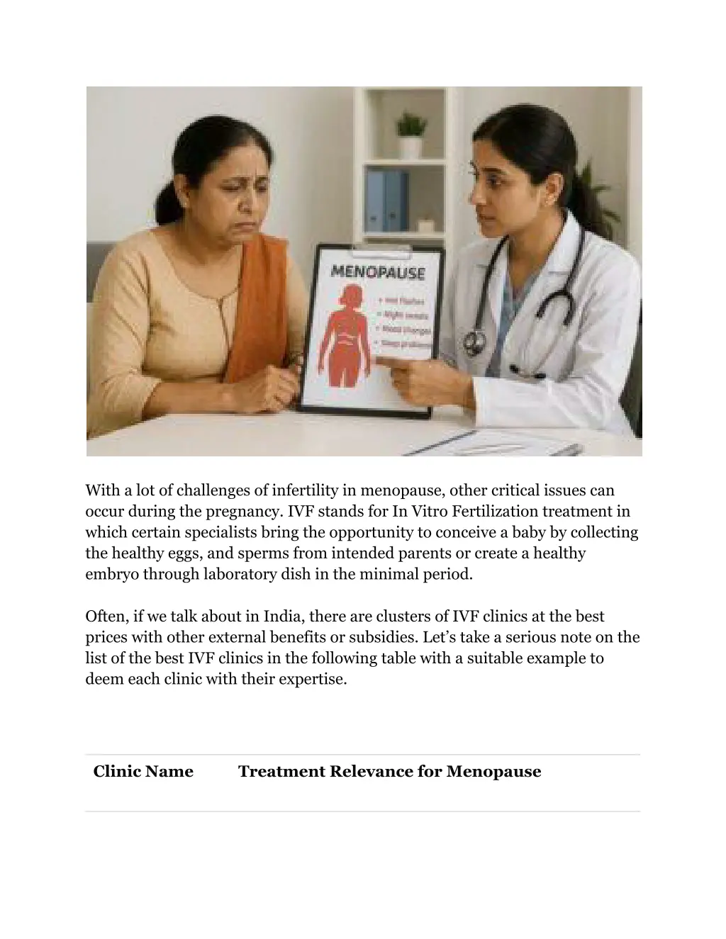 with a lot of challenges of infertility