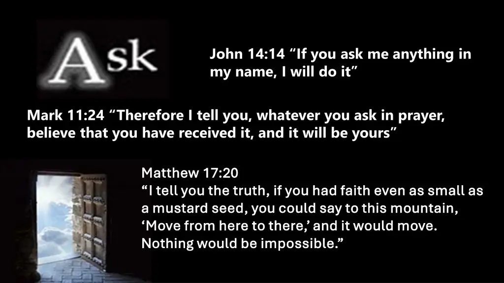 john 14 14 if you ask me anything in my name