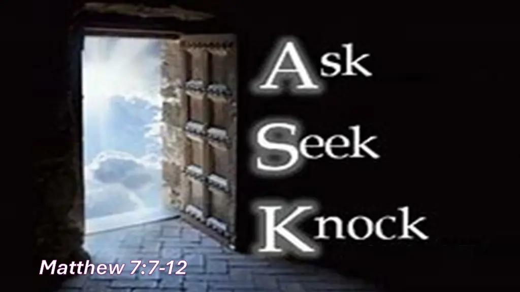 matthew 7 7 12 1