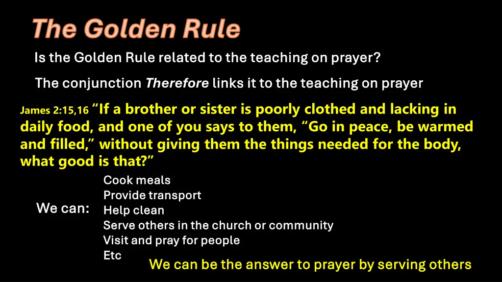 the golden rule is the golden rule related