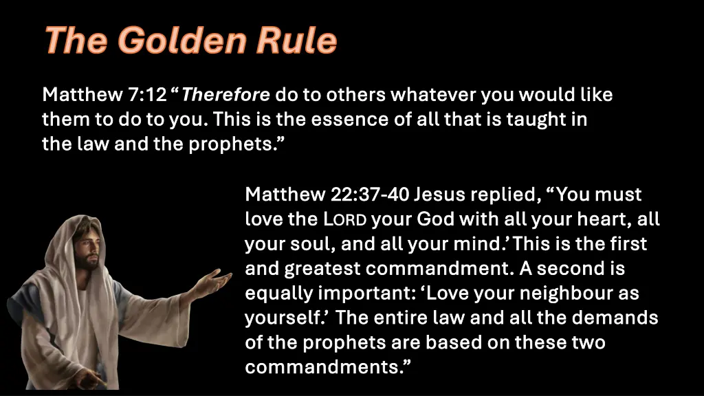 the golden rule