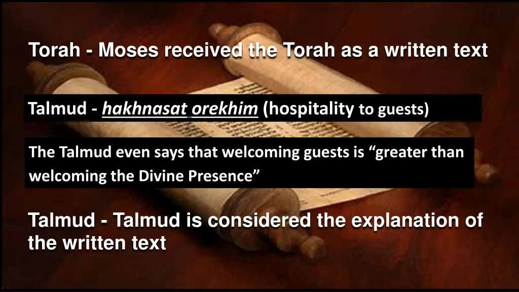 torah moses received the torah as a written text