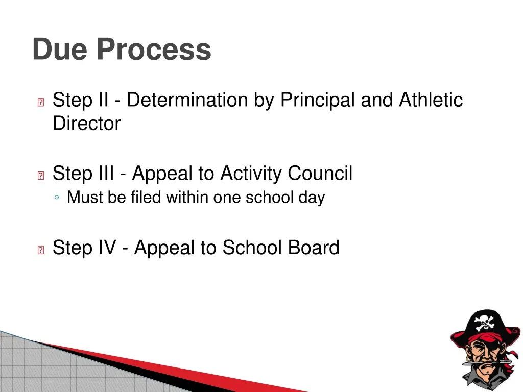 due process