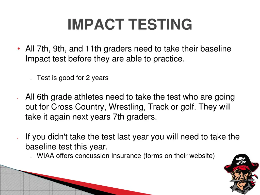 impact testing