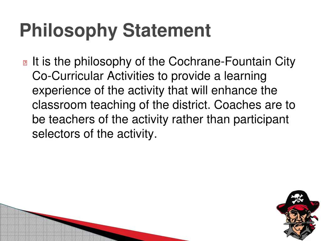 philosophy statement