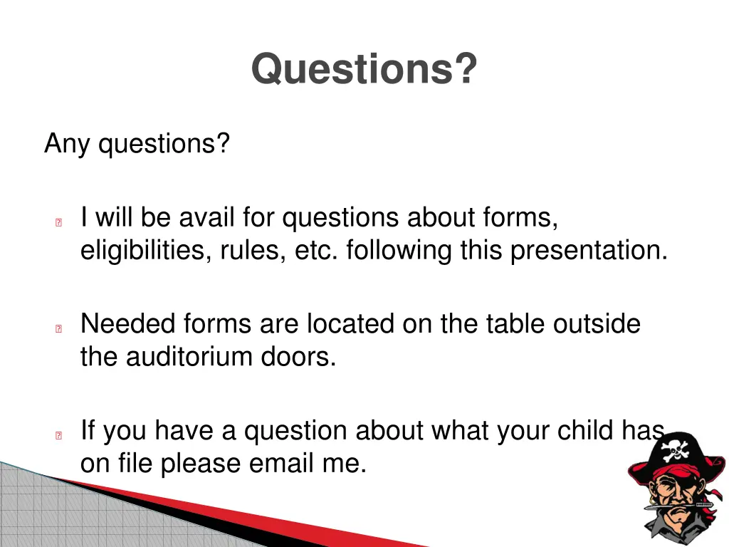 questions