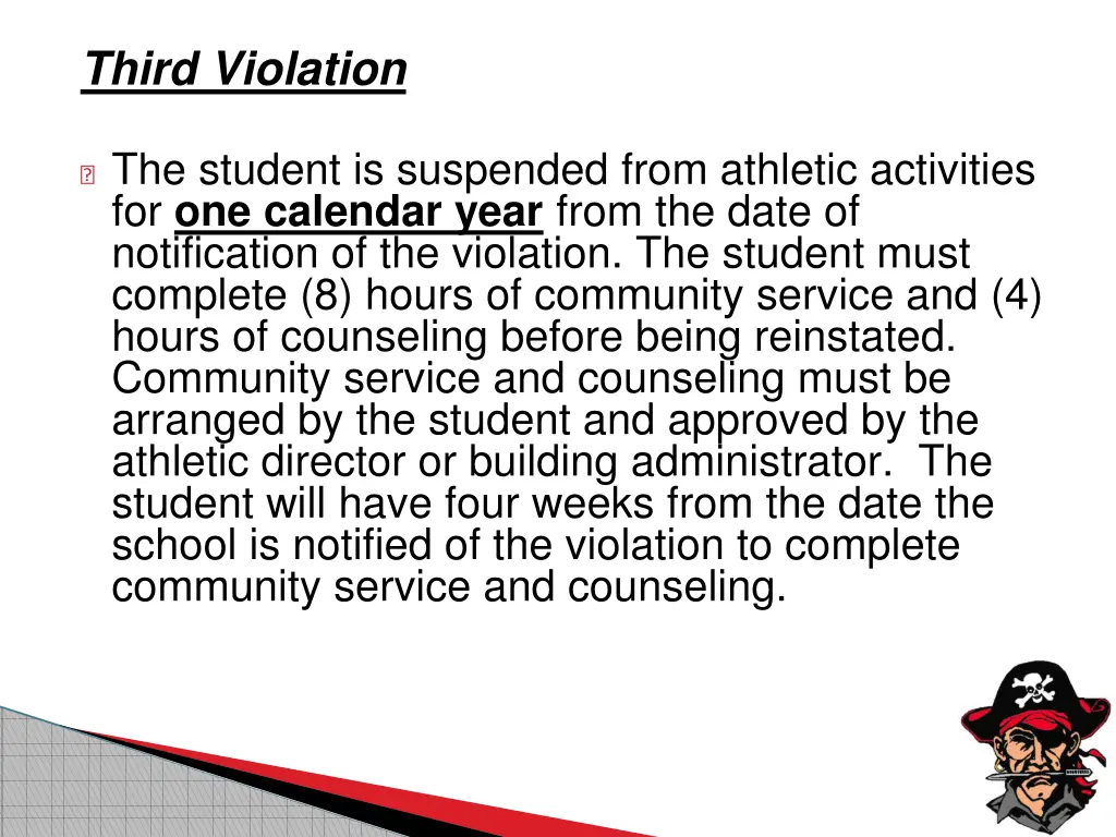 third violation