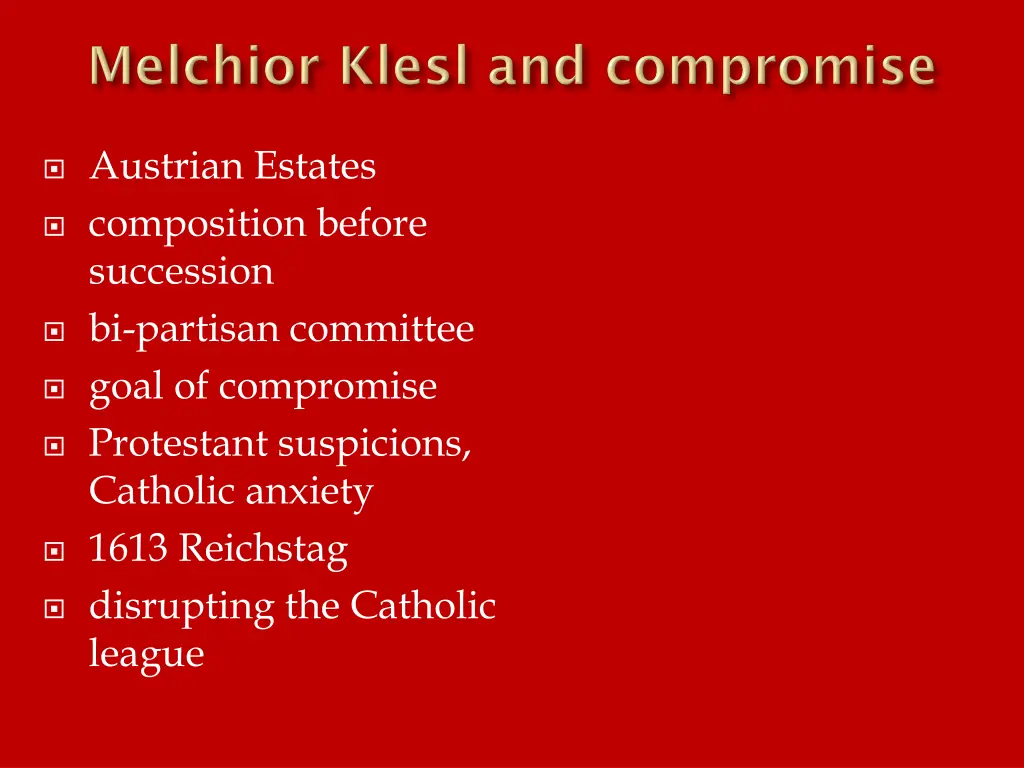 austrian estates composition before succession