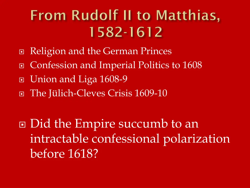religion and the german princes confession