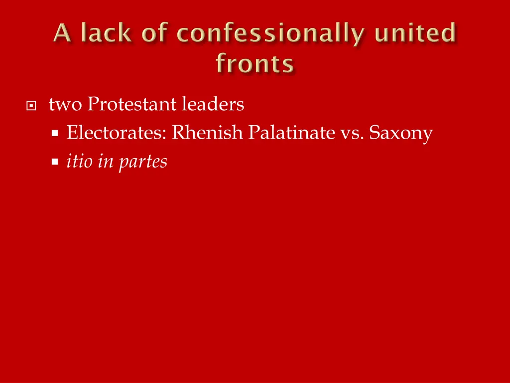 two protestant leaders electorates rhenish
