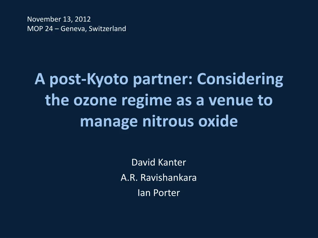 november 13 2012 mop 24 geneva switzerland