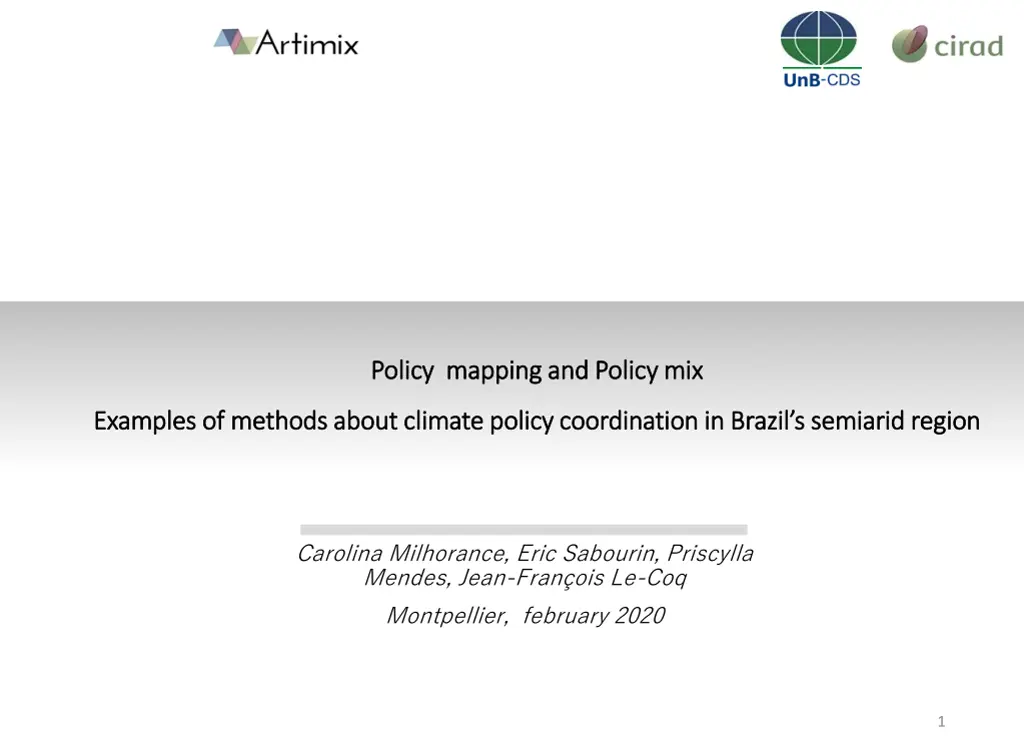 policy policy mapping mappingand policy mix