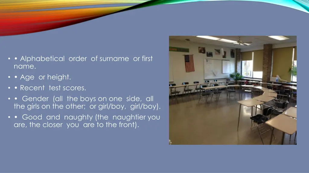 alphabetical order of surname or first name
